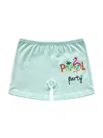 Kız Çocuk Renkli Boxer Likralı Flamingo Baskılı ÖTS 8235 - 6 ADET Yeşil